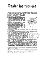 Предварительный просмотр 4 страницы REO royale wj-21 Operating Manual