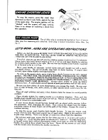 Предварительный просмотр 7 страницы REO royale wj-21 Operating Manual