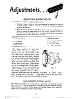 Предварительный просмотр 8 страницы REO royale wj-21 Operating Manual