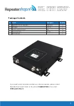 Предварительный просмотр 7 страницы Repeatershop SignalPro W18-23 User Manual