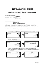 Preview for 1 page of RephiLe RephiDuo P Pack TL1 Installation Manual