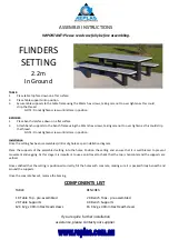 Replas FLINDERS SETTING Assembly Instructions preview