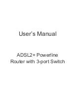 Repotec ADSL2+ Powerline Router User Manual предпросмотр