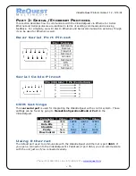 Предварительный просмотр 9 страницы ReQuest Multimedia VideoReQuest Protocol Manual