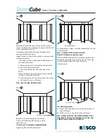 Preview for 10 page of Resco StormCube Installation Manual