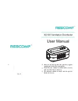 Rescomf XD100 User Manual preview