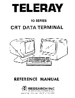 Research Teleray 10 Series Reference Manual предпросмотр