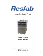 Resfab CR-40F Instruction Manual preview
