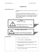 Preview for 14 page of Resfab CR-40F Instruction Manual