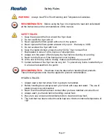 Предварительный просмотр 8 страницы Resfab MB-502AT Installation & Operation Manual