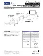 Предварительный просмотр 2 страницы resi-linx RL-BV240A Installation Manual