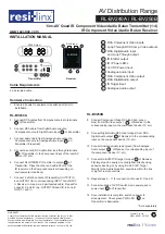 Предварительный просмотр 1 страницы resi-linx RL-BV250B Installation Manual