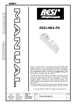 Preview for 1 page of Resi RESI-KNX-PS Manual