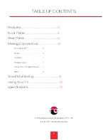 Preview for 2 page of Residentaudio T2 Operation Manual