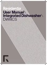 Preview for 1 page of Residentia DWI62CS User Manual