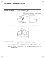 Предварительный просмотр 9 страницы Residentia MC25BF User Manual