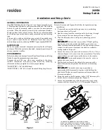 resideo 269SN Installation And Setup Manual предпросмотр