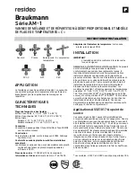 Предварительный просмотр 5 страницы resideo Braukmann AM-1 Series Installation Instructions Manual