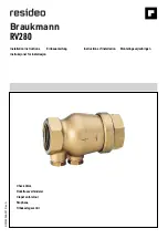 Preview for 1 page of resideo Braukmann RV280 Installation Instructions Manual