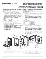 resideo HoneywellHome PROWLTOUCHWM Installation Manual preview