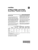 resideo SV9440 Installation Instructions Manual preview