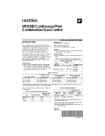 Preview for 1 page of resideo VR8300A Installation Instructions Manual