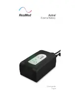 ResMed Astral External Battery User Manual preview