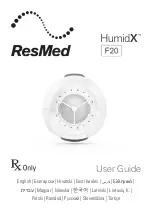 Предварительный просмотр 1 страницы ResMed HumidX F20 User Manual