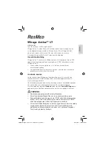 Preview for 15 page of ResMed Mirage Activa LT User Manual