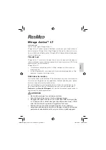 Preview for 27 page of ResMed Mirage Activa LT User Manual