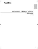 Preview for 6 page of ResMed S8 AutoSet Vantage User Manual