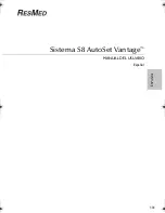 Preview for 106 page of ResMed S8 AutoSet Vantage User Manual