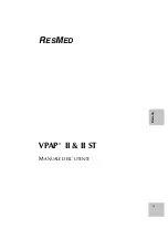 Предварительный просмотр 84 страницы ResMed VPAP II User Manual