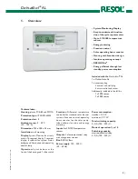 Предварительный просмотр 3 страницы Resol DeltaSol AL Installation Instructions Manual