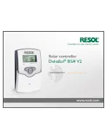 Предварительный просмотр 1 страницы Resol DeltaSol BS/4 V2 Manual