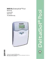 Resol DeltaSol Pool Manual preview