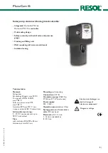 Preview for 3 page of Resol FlowCon S Installation Operation Commissioning