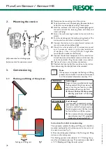 Предварительный просмотр 6 страницы Resol FlowCon Sensor HE Installation, Operation, Commissioning, Maintenance