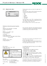 Предварительный просмотр 24 страницы Resol FlowCon Sensor HE Installation, Operation, Commissioning, Maintenance