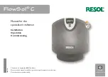 Resol FlowSol C Installation, Operation, Commissioning Manual предпросмотр