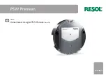 Предварительный просмотр 17 страницы Resol PSW Premium Pump Manual