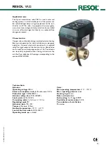 Предварительный просмотр 3 страницы Resol VA32 Manual