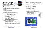 Resolution Products RE310P Plus Quick Start Manual предпросмотр