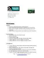 Preview for 1 page of Resolution Products RE920 Installation Instructions