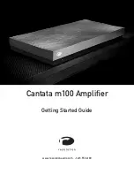 Preview for 1 page of Resolution Cantata m100 Getting Started Manual