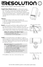 Preview for 1 page of Resolution CryptiX RE601 Series Manual