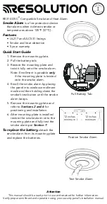 Предварительный просмотр 1 страницы Resolution RE314 DSC Quick Start Manual