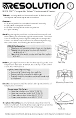 Resolution RE318 Quick Start Manual preview