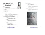 Preview for 1 page of Resolution RE319 Instructions