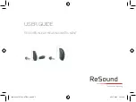 ReSound CL861-DRW User Manual preview